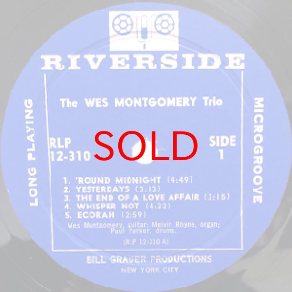 画像2: WES MONTGOMERY -  THE WES MONTGOMERY TRIO (2)