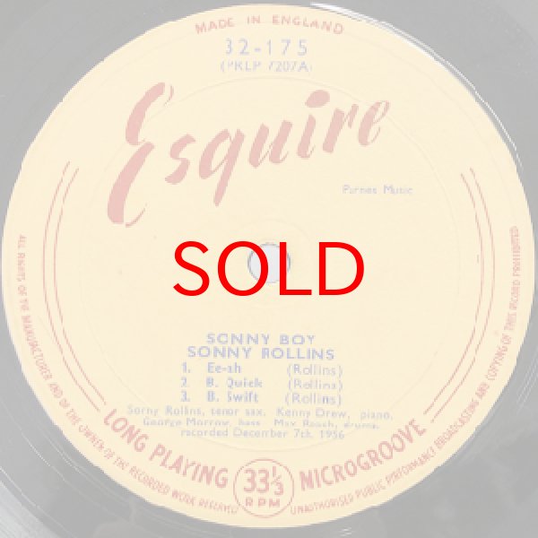 画像2: SONNY ROLLINS -  SONNY BOY (2)
