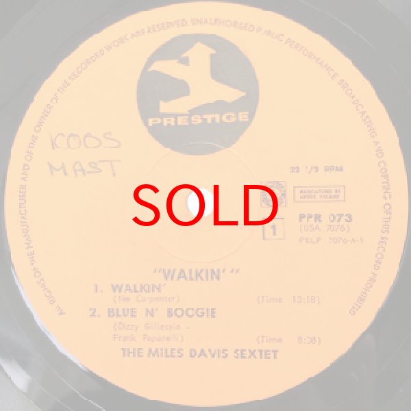 画像2: MILES DAVIS -  WALKIN' (2)