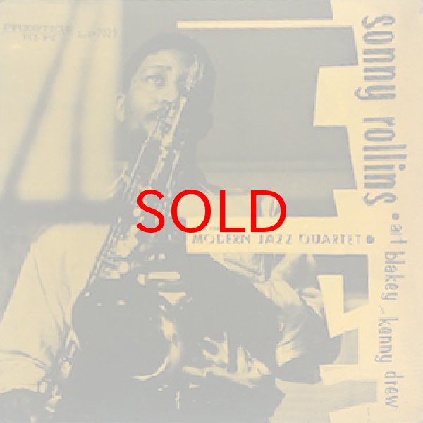 画像1: SONNY ROLLINS -  SONNY ROLLINS WITH THE MODERN JAZZ QUARTET / SONNY ROLLINS QUARTET (1)