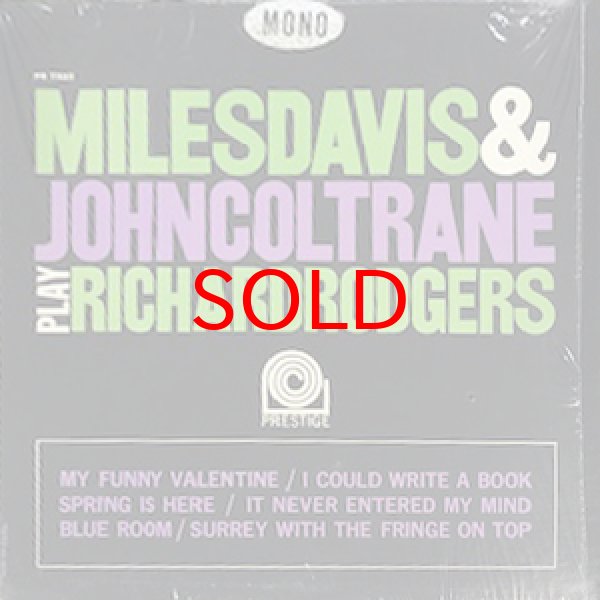 画像1: MILES DAVIS & JOHN COLTRANE -  PLAY RICHARD RODGERS (1)