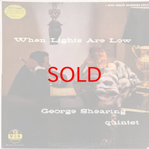 画像1: GEORGE SHEARING QUINTET -  WHEN LIGHTS ARE LOW (1)