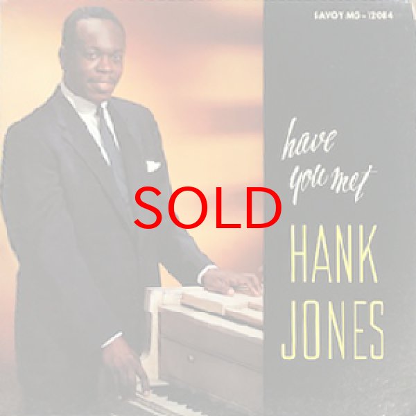 画像1: HANK JONES -  HAVE YOU MET HANK JONES (1)