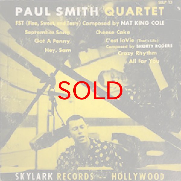 画像1: PAUL SMITH QUARTET -  S / T 【10inch】 (1)