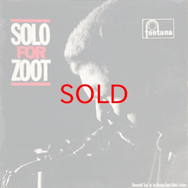 画像1: ZOOT SIMS -  SOLO FOR ZOOT (1)