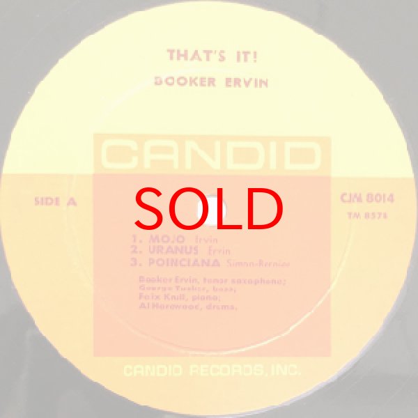 画像2: BOOKER ERVIN -  THAT'S IT (2)