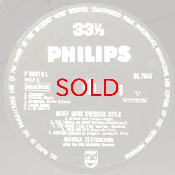 画像2: MONICA ZETTERLUND -  MAKE MINE SWEDISH STYLE (2)