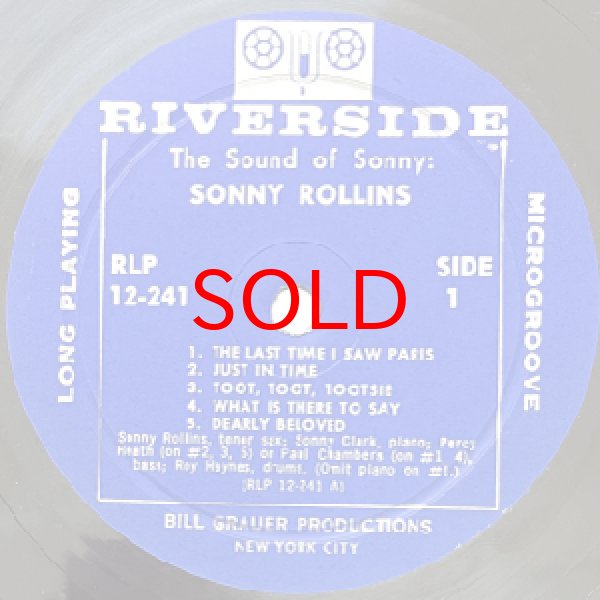 画像2: SONNY ROLLINS -  THE SOUND OF SONNY (2)