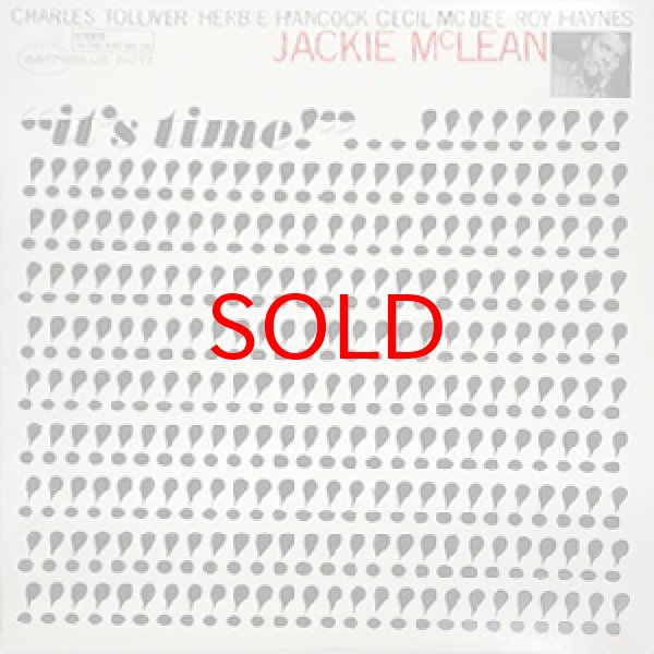 画像1: JACKIE McLEAN -  IT'S TIME (1)