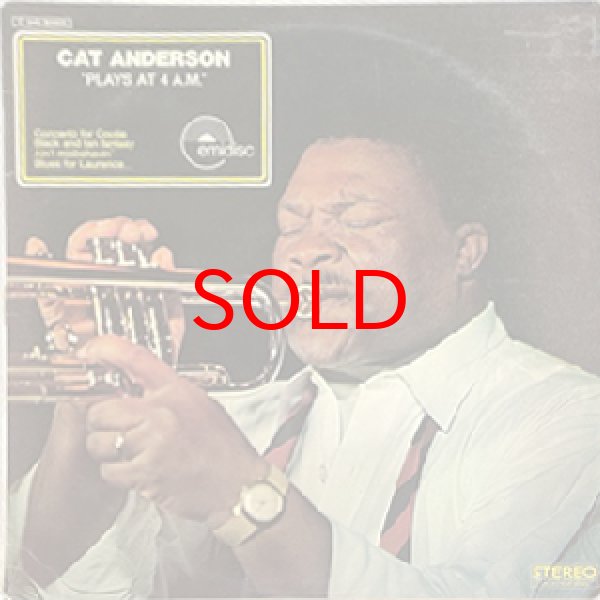 画像1: CAT ANDERSON -  PLAYS AT 4 AM (1)