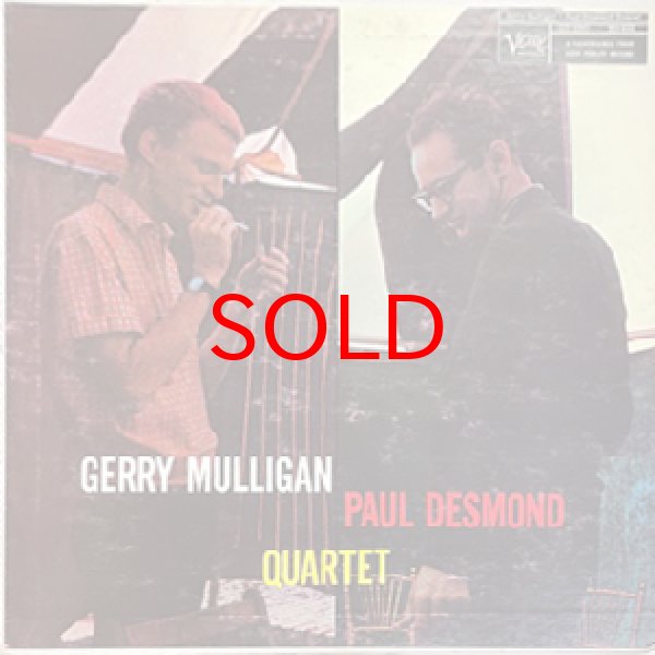 画像1: GERRY MULLIGAN / PAUL DESMOND -  GERRY MULLIGAN PAUL DESMON QUARTET (1)