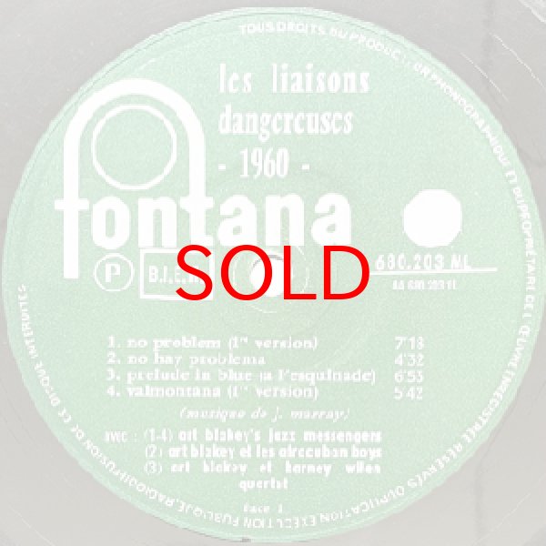 画像2: ART BLAKEY / BARNEY WILEN -  LES LIAISONS DANGEREUSES 1960 (2)