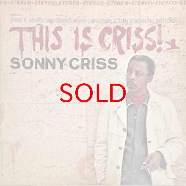 画像1: SONNY CRISS -  THIS IS CRISS (1)