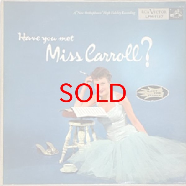 画像1: BARBARA CARROLL -  HAVE YOU MET MISS CARROLL (1)