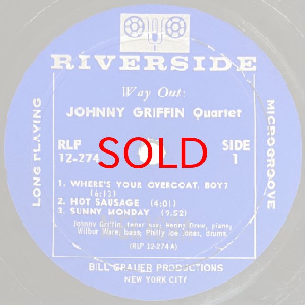 画像2: JOHNNY GRIFFIN QUARTET -  WAY OUT ! (2)