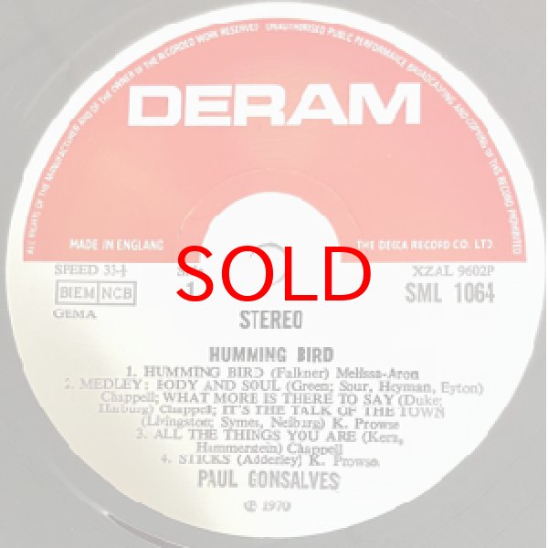 画像2: PAUL GONSALVES -  HUMMING BIRD (2)