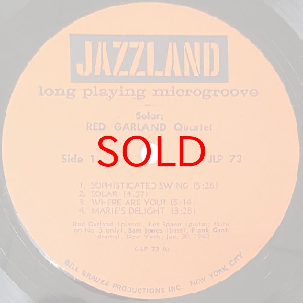 画像2: RED GARLAND -  SOLAR (2)