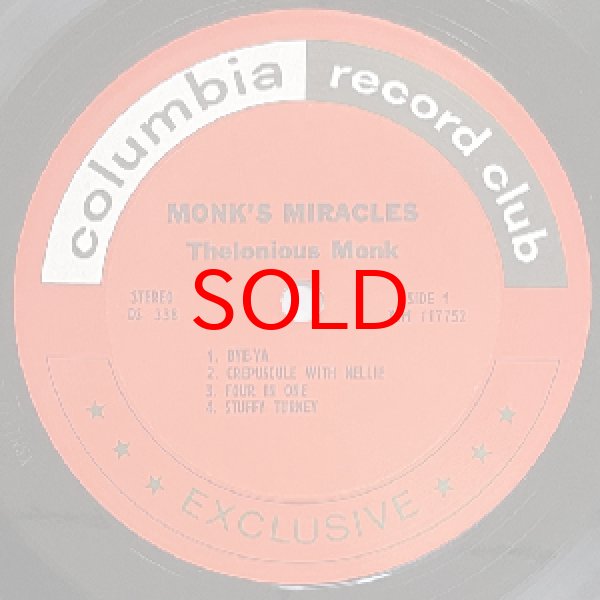 画像2: THELONIOUS MONK -  MONK'S MIRACLES (2)