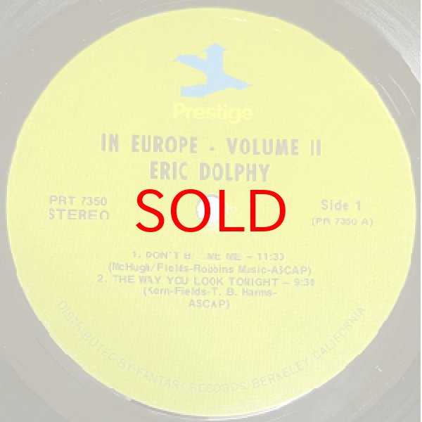 画像2: ERIC DOLPHY -  ERIC DOLPHY IN EUROPE VOL.2 (2)
