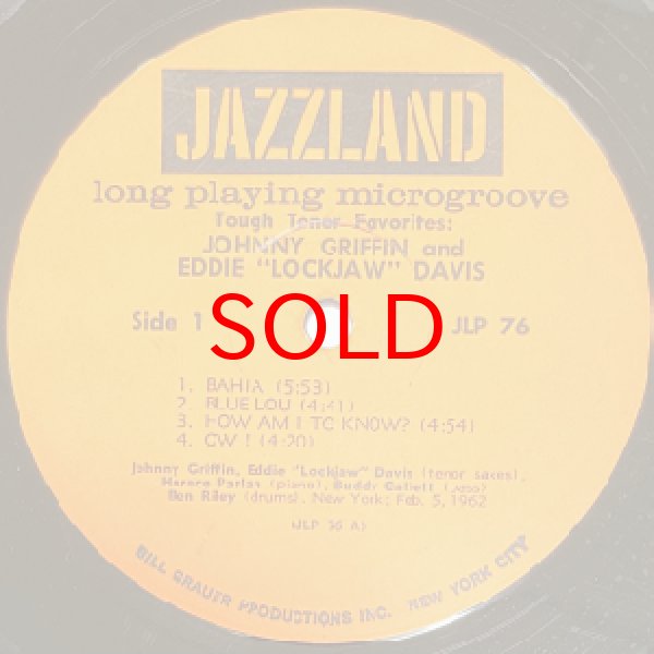 画像2: JOHNNY GRIFFIN AND EDDIE “ LOCKJAW ” DAVIS QUINTET -  TOUGH TENOR FAVORITES (2)