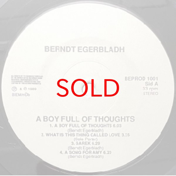 画像2: BERNDT EGERBLADH -  A BOY FULL OF THOUGHTS (2)
