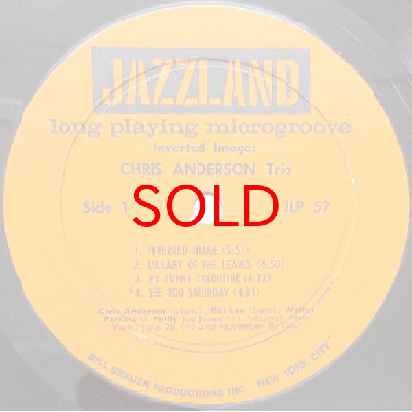 画像2: CHRIS ANDERSON TRIO -  INVERTED IMAGE (2)