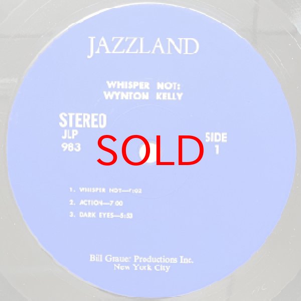 WYNTON KELLY - WHISPER NOT - Jazz Records seeed