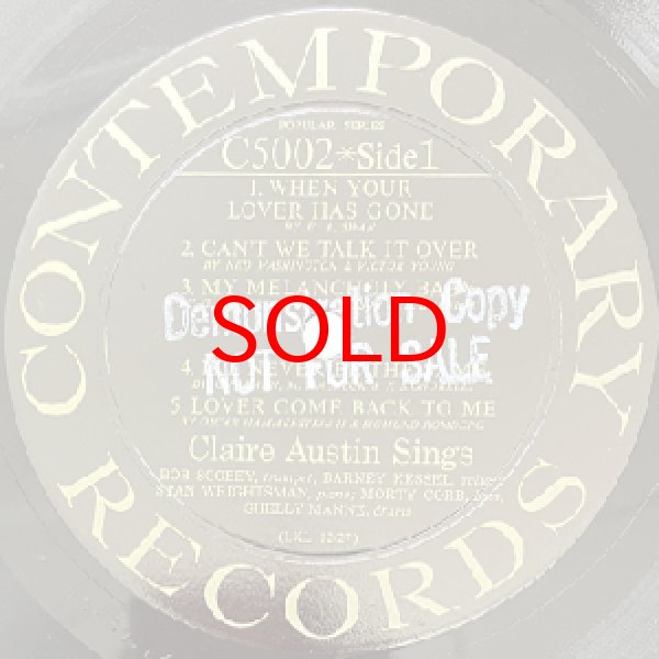 画像2: CLAIRE AUSTIN -  WHEN YOUR LOVER HAS GONE (2)