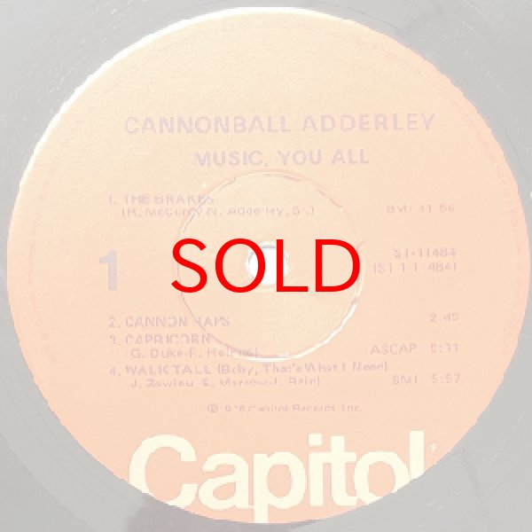 画像2: CANNONBALL ADDERLEY -  MUSIC, YOU ALL (2)