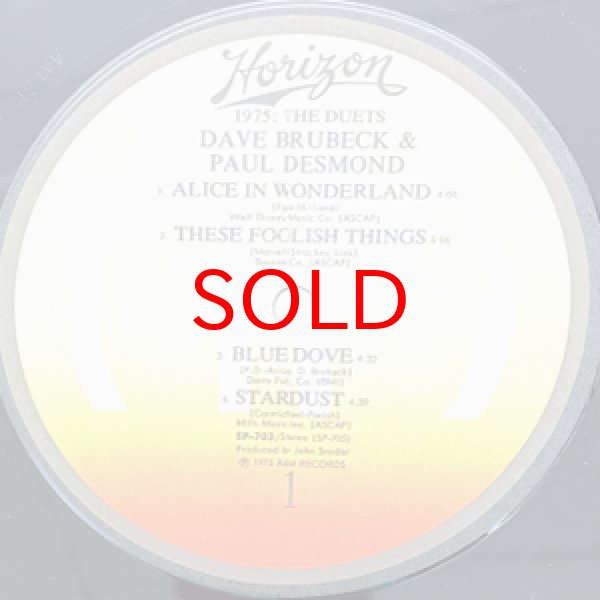 画像2: DAVE BRUBECK / PAUL DESMOND -  1975 THE DUETS (2)