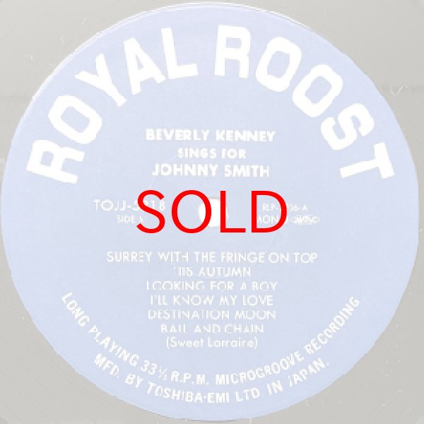 画像2: BEVERLY KENNEY -  SINGS FOR JOHNNY SMITH (2)