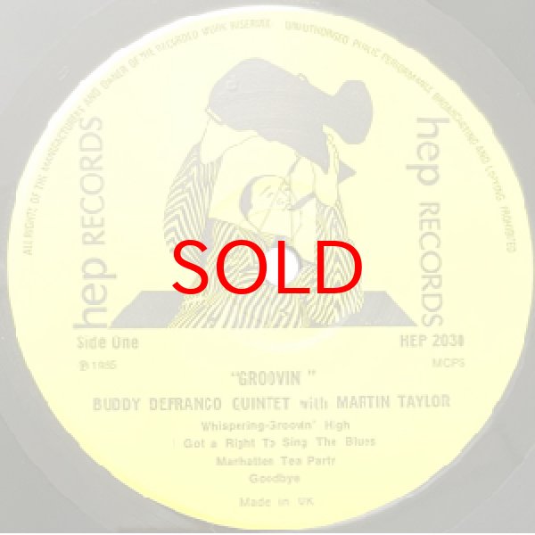 画像2: BUDDY DE FRANCO QUINTET FEAT MARTIN TAYLOR -  GROOVIN' (2)