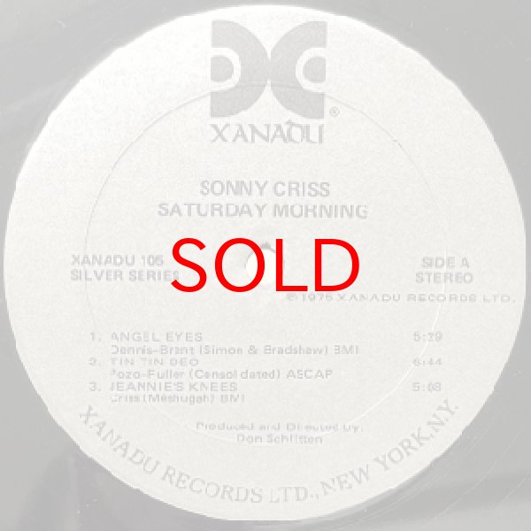 画像2: SONNY CRISS -  SATURDAY MORNING (2)