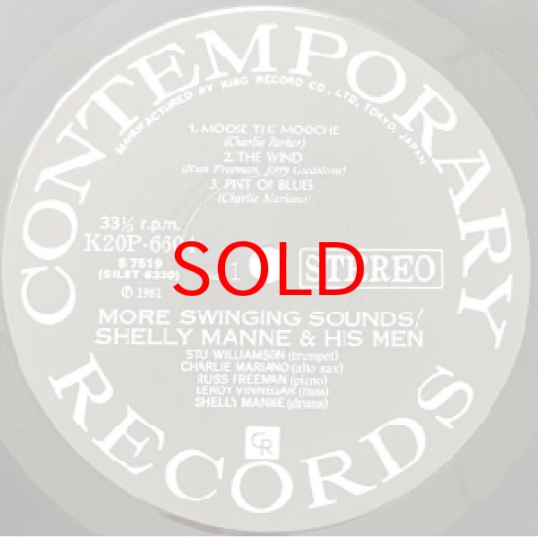 画像2: SHELLY MANNE & HIS MEN -  VOL.5 MORE SWINGING SOUNDS (2)