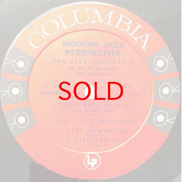 画像2: DONALD BYRD - GIGI GRYCE -  MODERN JAZZ PERSPECTIVE (2)