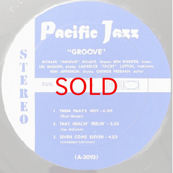 画像2: RICHARD “GROOVE” HOLMES / BEN WEBSTER -  GROOVE (2)