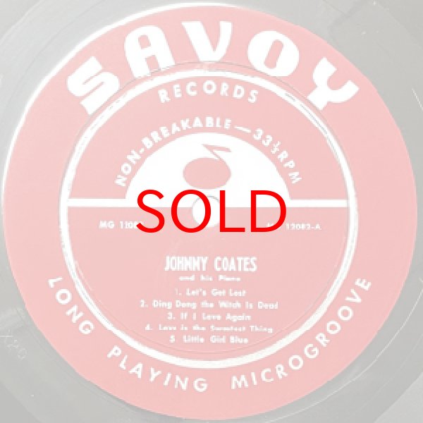 画像2: JOHNNY COATES JR -  PORTRAIT (2)