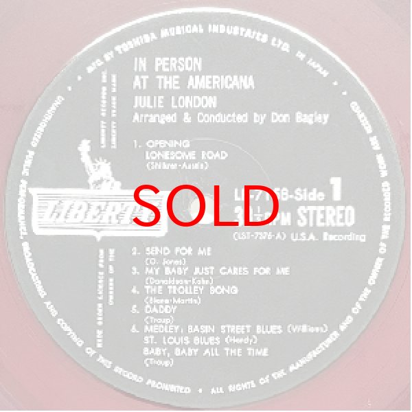 画像2: JULIE LONDON -  IN PERSON AT THE AMERICANA (2)