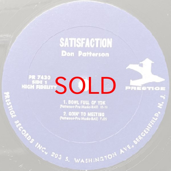 画像2: DON PATTERSON -  SATISFACTION (2)