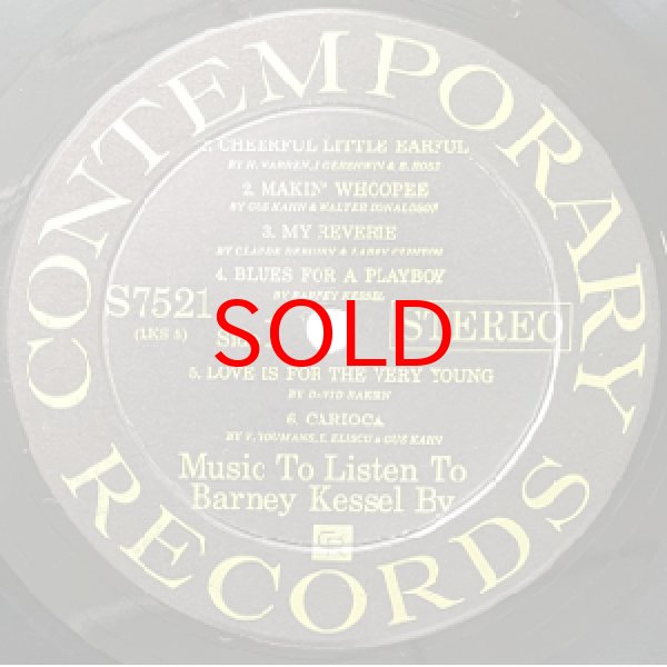 画像2: BARNEY KESSEL -  MUSIC TO LISTEN TO BARNEY KESSEL BY (2)
