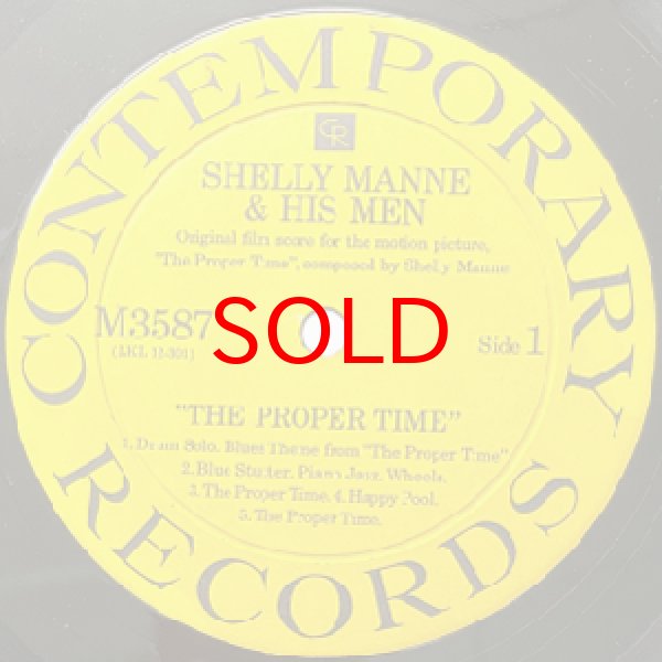 画像2: SHELLY MANNE & HIS MEN -  THE PROPER TIME (2)