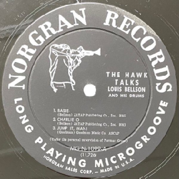 画像2: LOUIS BELLSON AND HIS DRUMS -  THE HAWK TALKS (2)