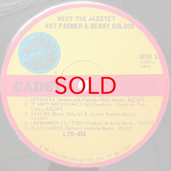 画像2: ART FARMER / BENNY GOLSON -  MEET THE JAZZTET (2)
