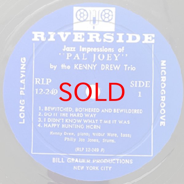 画像2: KENNY DREW TRIO -  PAL JOEY (2)