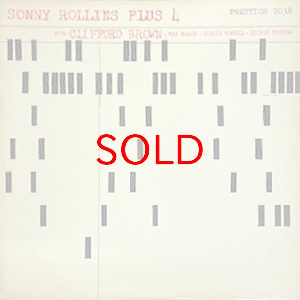 画像1: SONNY ROLLINS -  PLUS 4 (1)