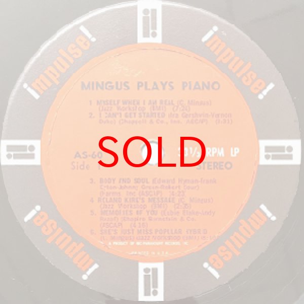 画像2: CHARLES MINGUS -  MINGUS PLAYS PIANO (2)