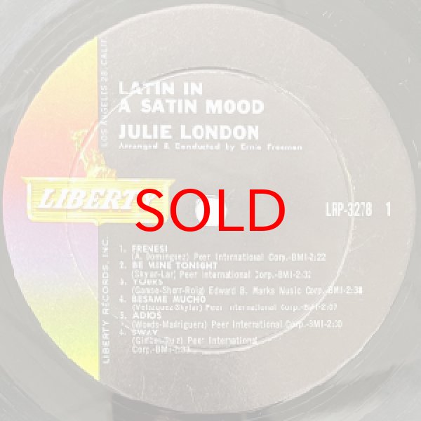 画像2: JULIE LONDON -  SINGS LATIN IN A SATIN MOOD (2)