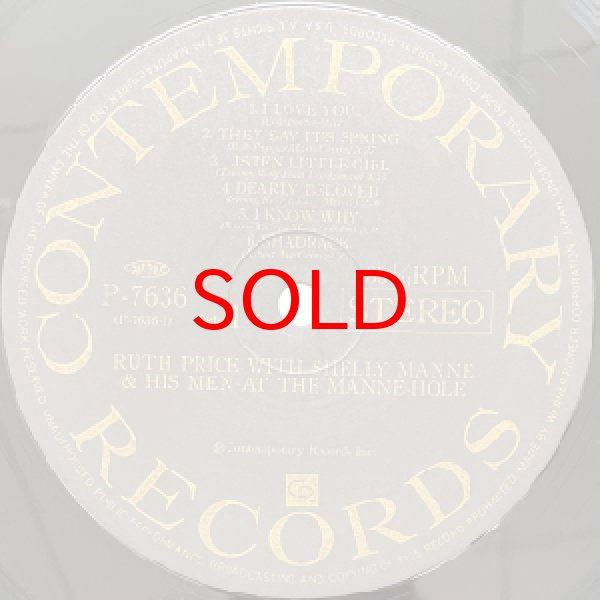 画像2: RUTH PRICE WITH SHELLY MANNE & HIS MEN -  AT THE MANNE - HOLE (2)