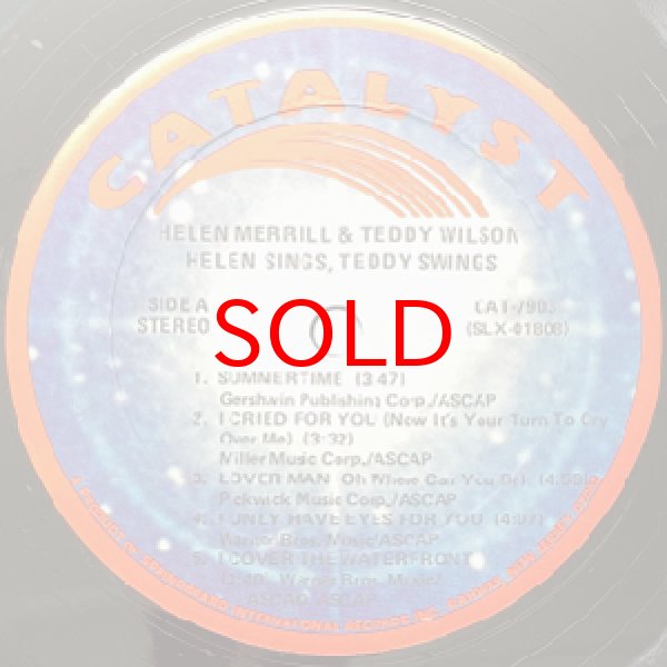 画像2: HELEN MERRILL WITH TEDDY WILSON -  HELEN SINGS, TEDDY SWINGS ! (2)