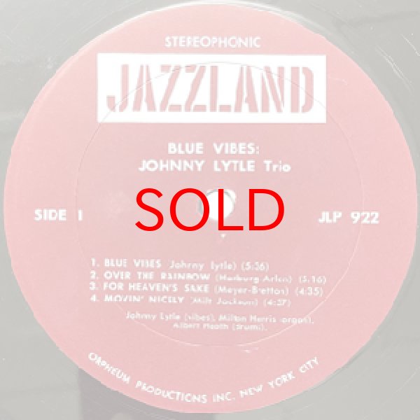 画像2: JOHNNY LYTLE TRIO -  BLUE VIBES (2)